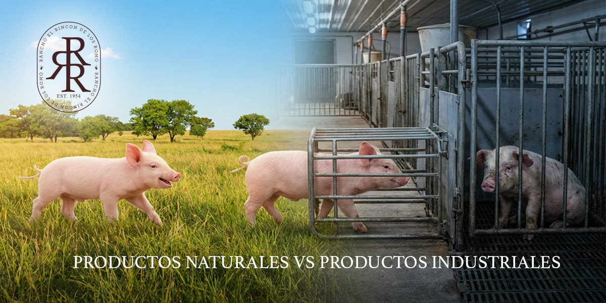 Productos naturales vs productos industriales